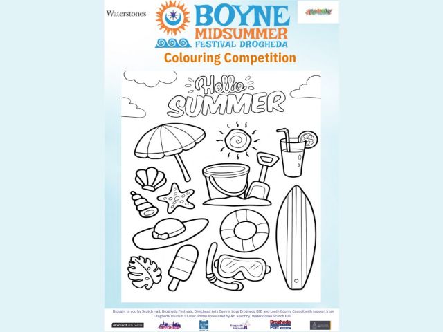 Boyne Midsummer Festival Coloring Competition